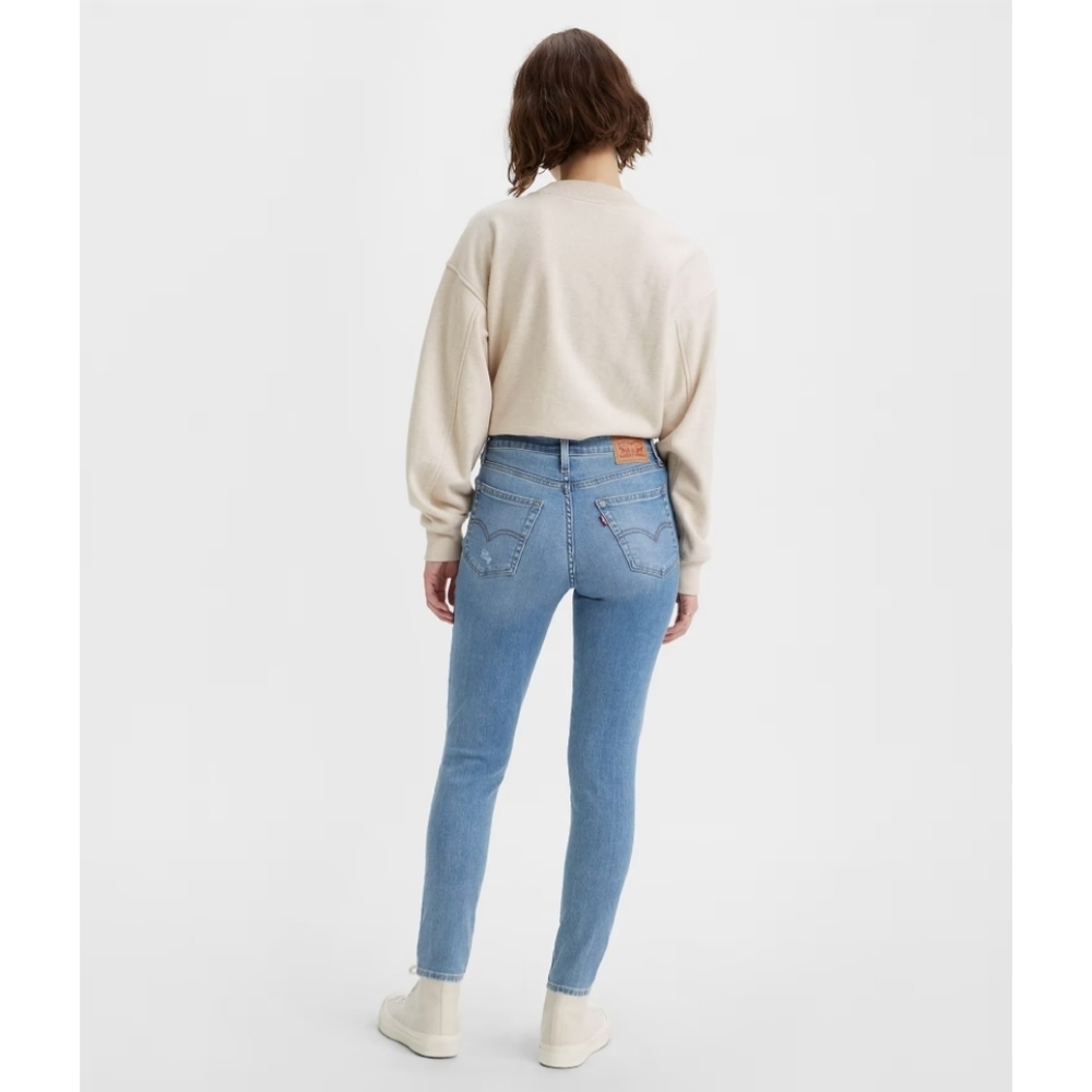 721 HIGH RISE SKINNY WOMEN'S JEANS light wash Size 25